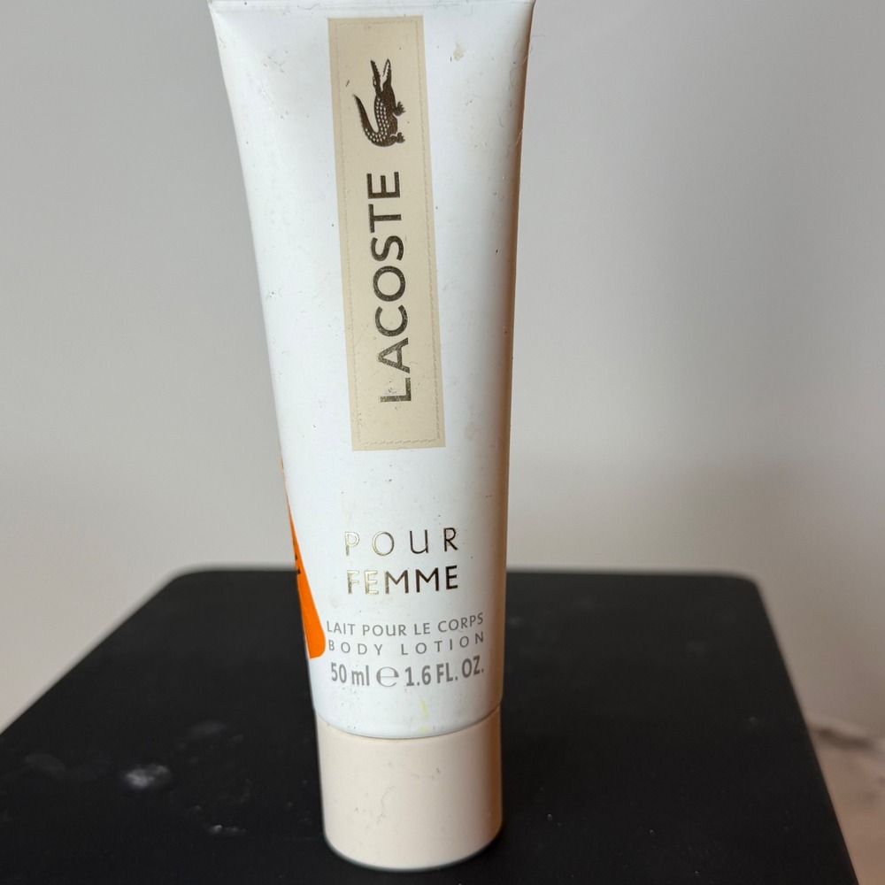 Lacoste Pour Femme Body Lotion 1.6 oz 50ml Lait Pour Le Corps Scented Moisturize
